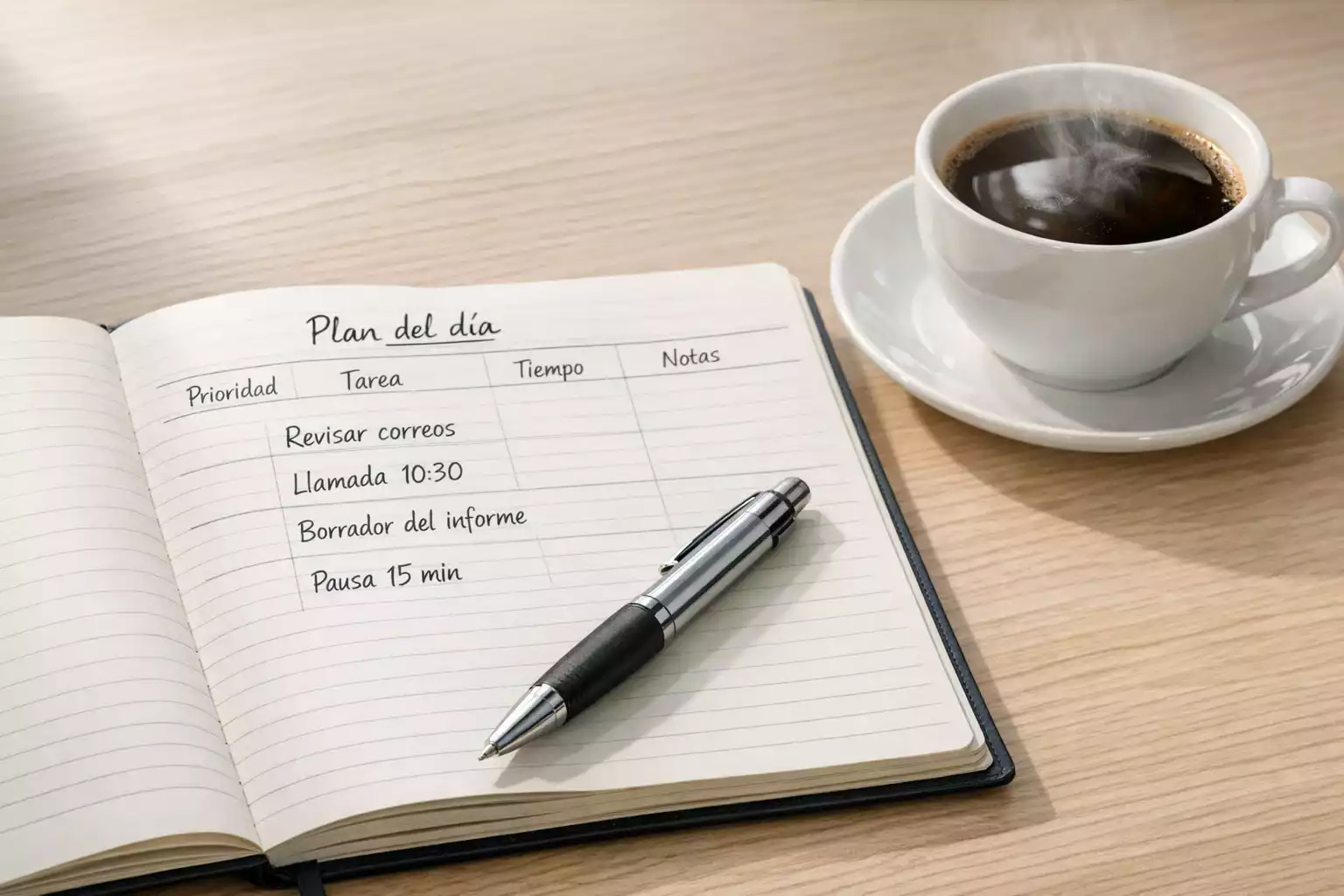 Cuaderno de registro de apuestas deportivas con anotaciones y bolígrafo